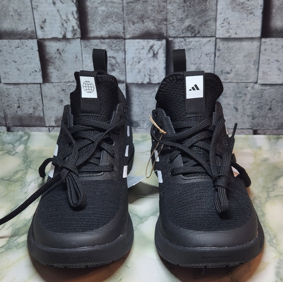 Adidas CRAZYFLIGHT Mid 2023 Withe Silver Metallic.. Woman's size 5 - Picture 4 of 11